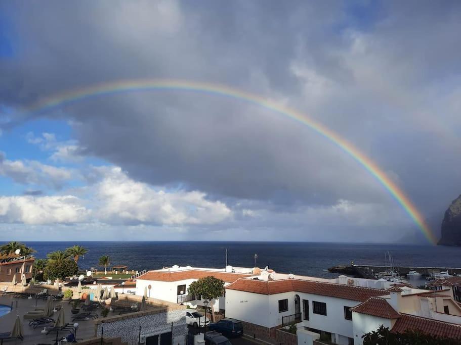 شقة Amazing View Los Gigantes & La Gomera Acantilado de los Gigantes المظهر الخارجي الصورة