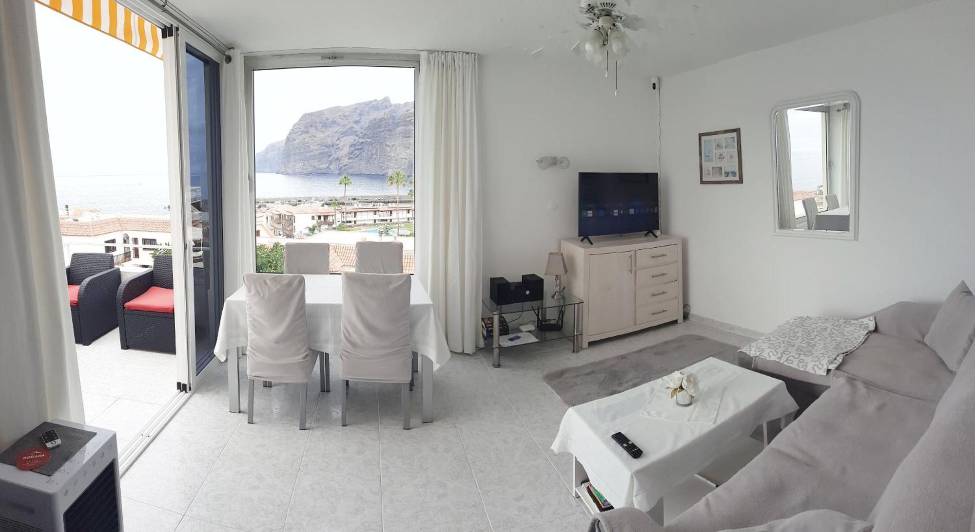 شقة Amazing View Los Gigantes & La Gomera Acantilado de los Gigantes المظهر الخارجي الصورة