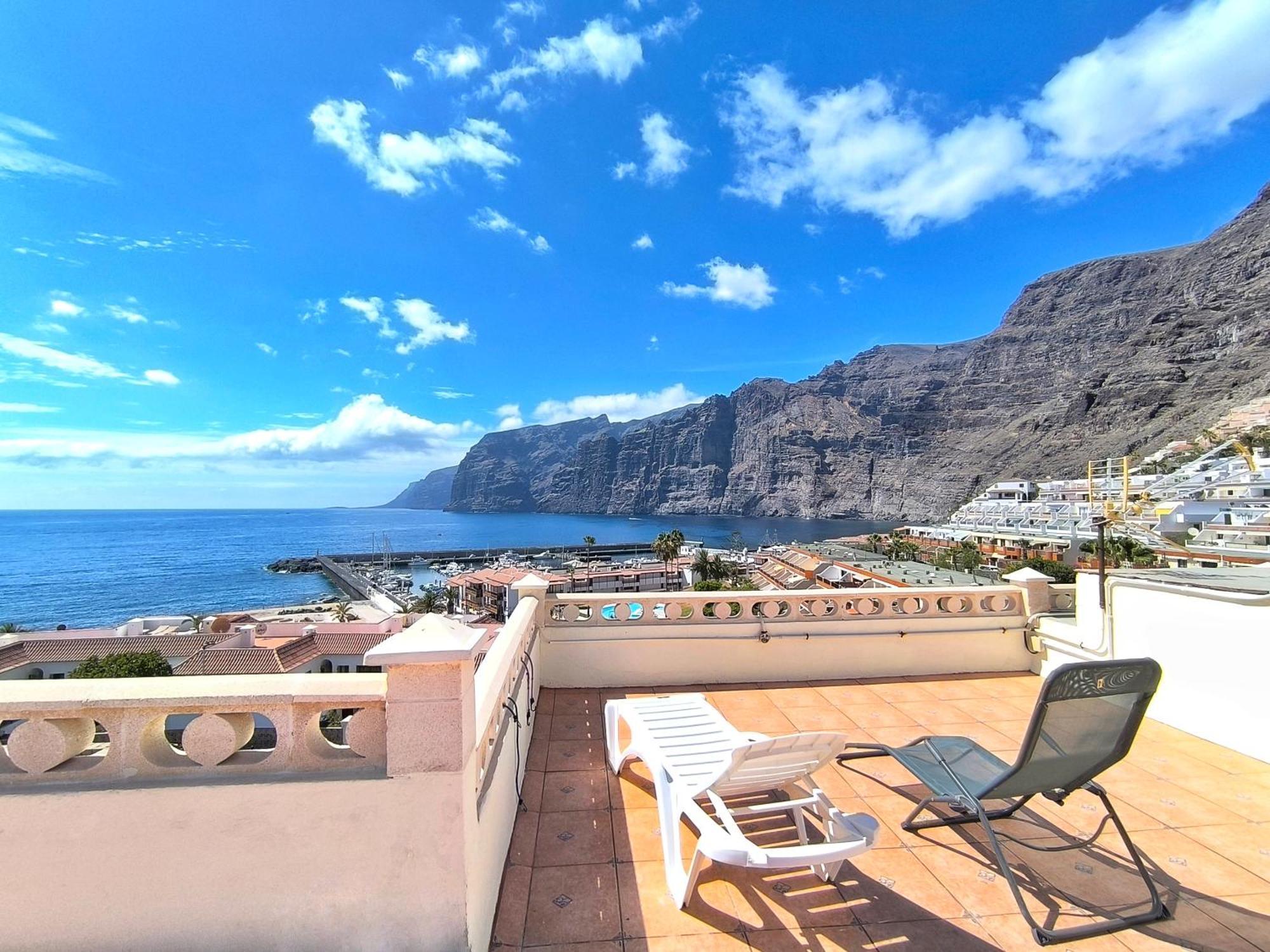 شقة Amazing View Los Gigantes & La Gomera Acantilado de los Gigantes المظهر الخارجي الصورة